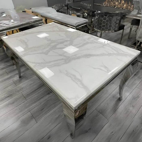 modern-rectangular-white-marble-dining-table-and-classic-velvet-dining-chairs-with-lion-knocker-luxury-dining-table-set-for-6-to-8