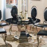 modern-round-black-marble-dining-table-with-chrome-stainless-steel-pedestal-base-130cm