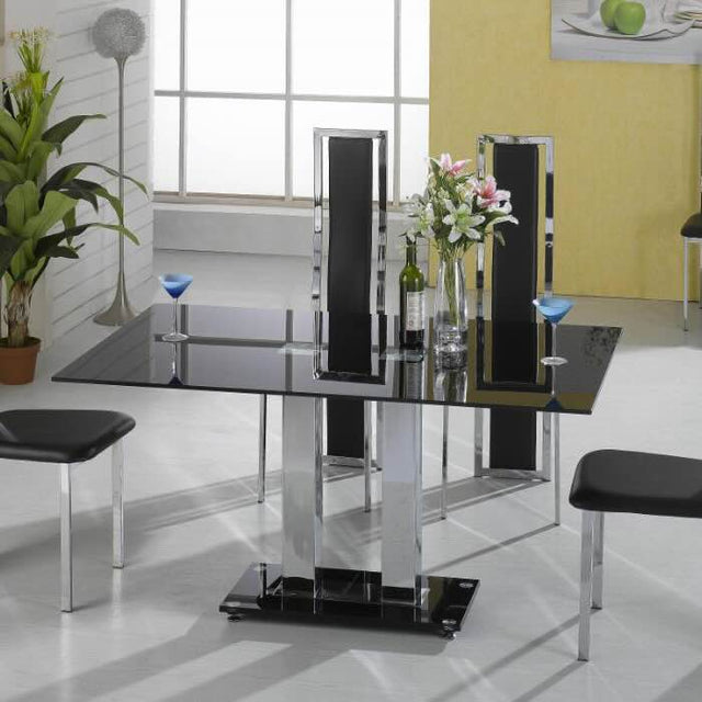 modern-tempered-glass-dining-table-with-double-metal-pedestal-base-150cm-and-rectangular-glass-top