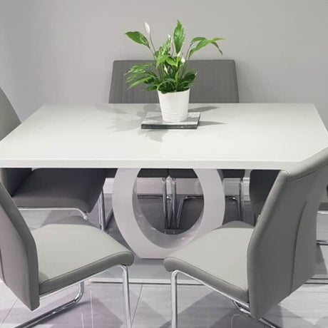 modern-grey-tempered-glass-dining-table-with-high-gloss-tabletop-and-white-base