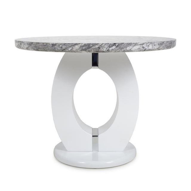 100cm-Grey-Modern-Marble-Round-Dining-Table-White-High-Gloss-Pedestal-Base-4-seater