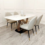 Luxury-8-Seater-White-Rectangular-Sintered-Stone-Dining-Table-Ceramic-Top-180cm-With-Gold-Rings-Base